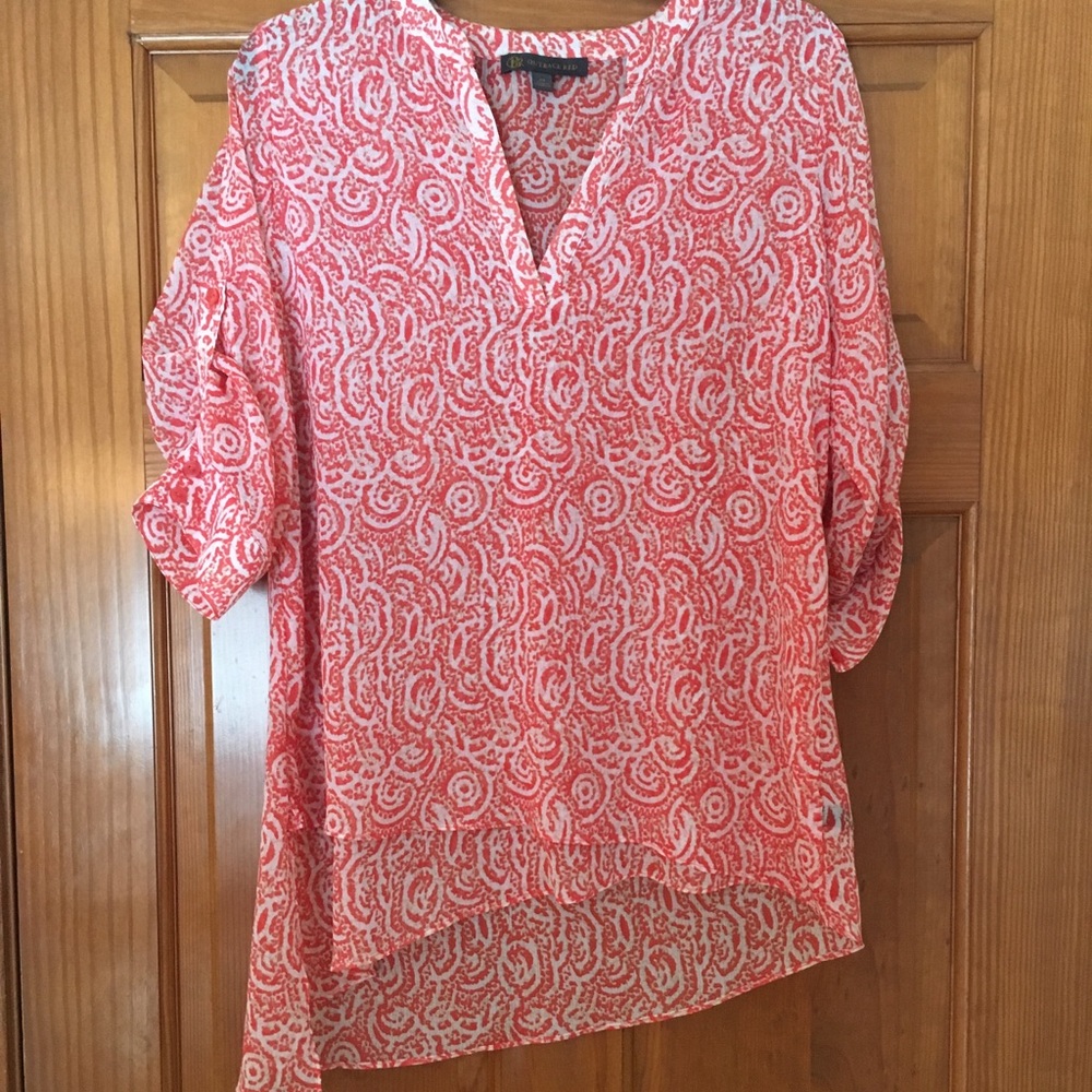 The Limited Coral/Orange Blouse
